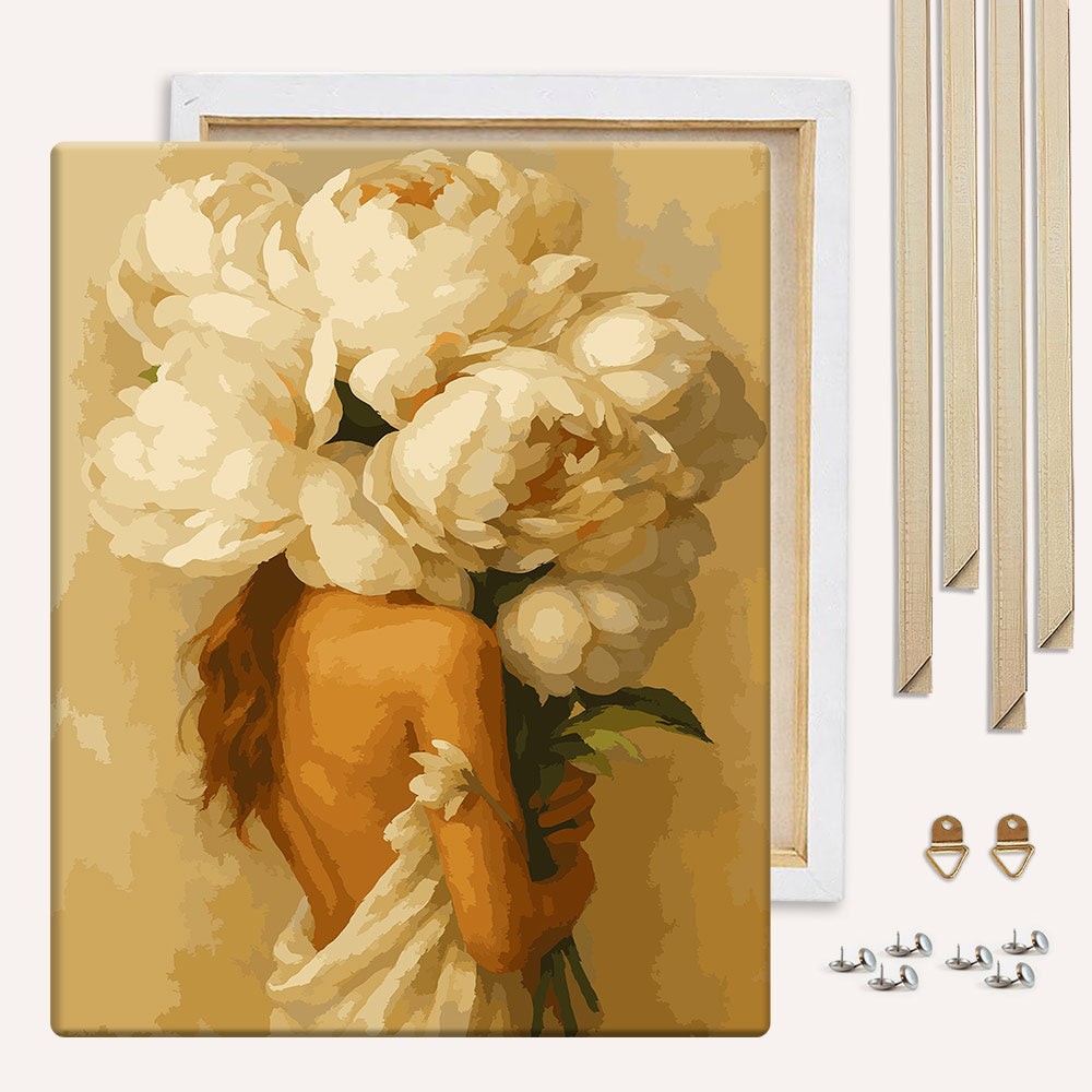 White Peonies Love