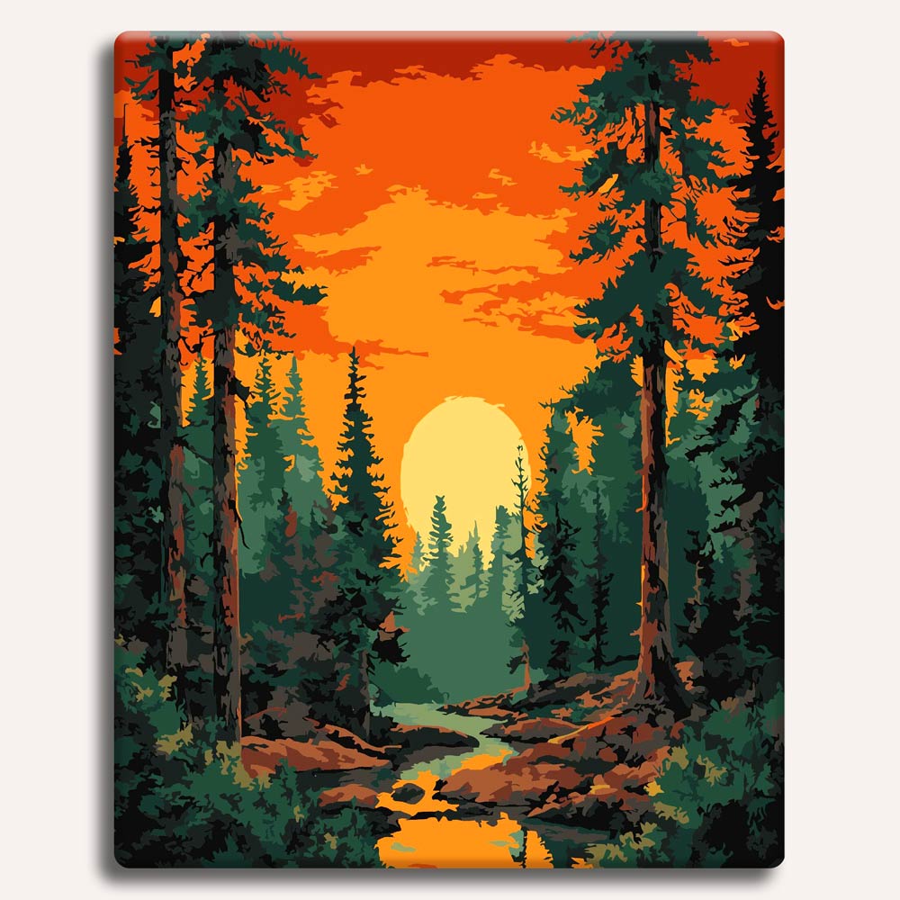 Sunset in Valley