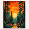 Sunset in Valley