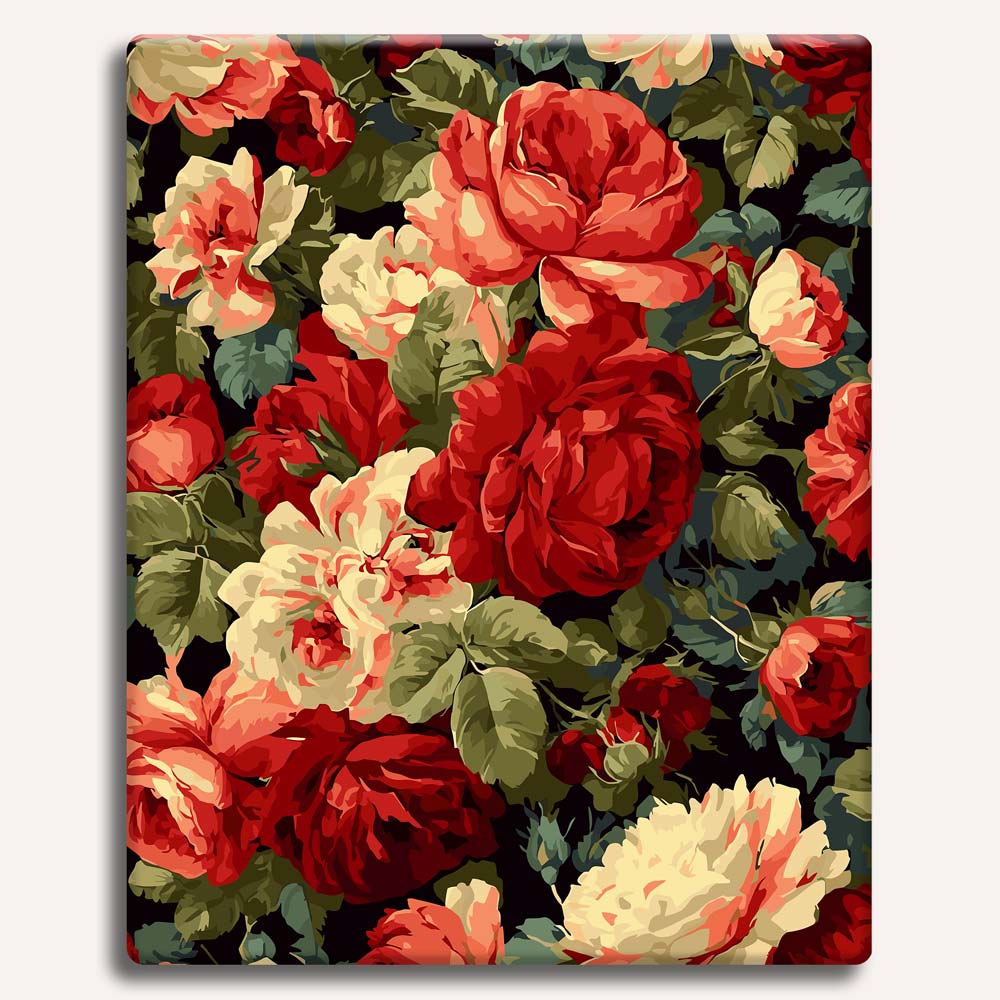 Vintage Red Roses