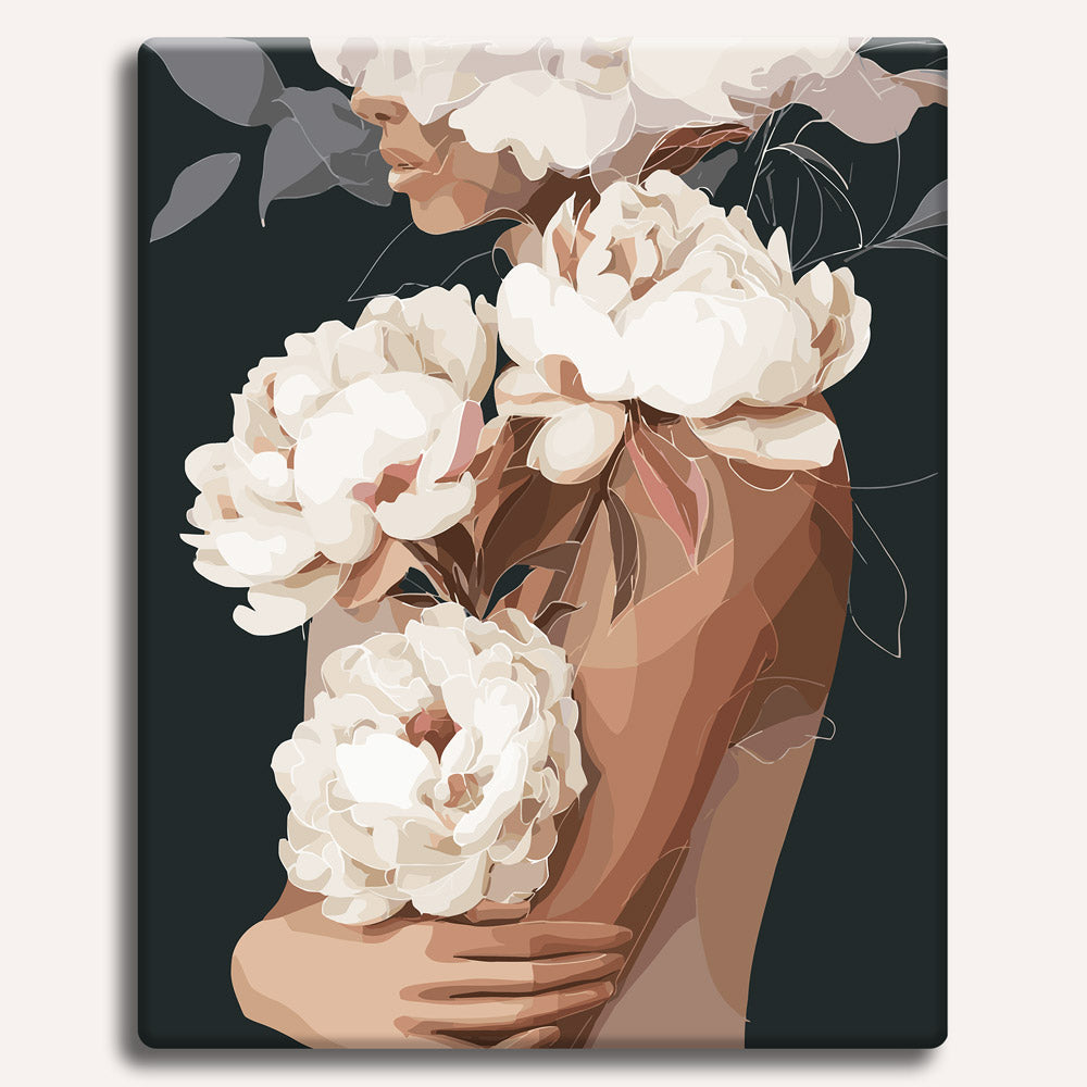 White Peonies in Love
