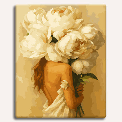White Peonies Love