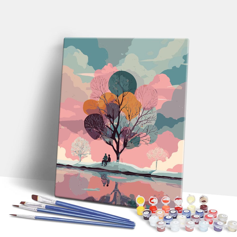 Painting By Numbers Kits 15.7" x 19.6" (40 x 50cm) Seasons of Us - Paint By Numbers Kit
