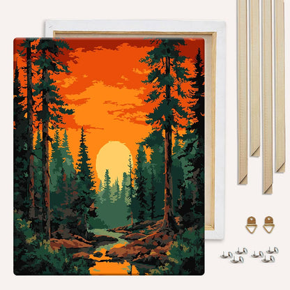 Sunset in Valley