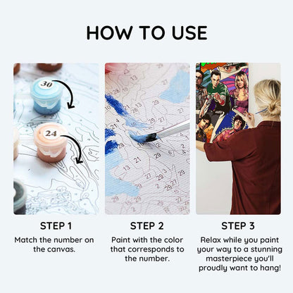 Painting By Numbers Kits 15.7" x 23.6" (40x60cm) Bazinga! - Paint By Numbers Kit