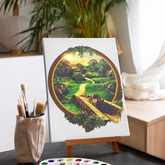 Painting By Numbers Kits 15.7" x 19.7" (40x50cm) Road to the Shire - Paint By Numbers Kit
