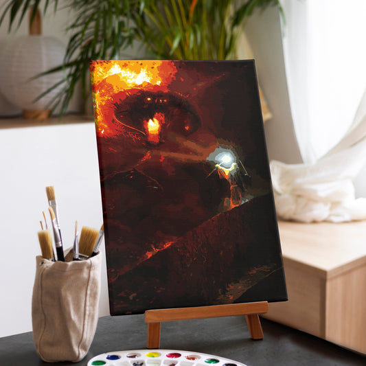 Animal Jigsaw Puzzle > Wooden Jigsaw Puzzle > Jigsaw Puzzle Without Frame You Shall Not Pass - Paint By Numbers Kit