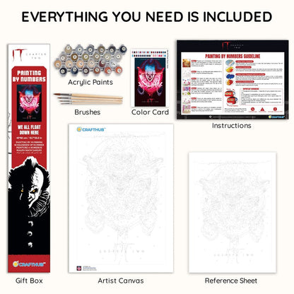 Painting By Numbers Kits 15.7" x 23.6" (40x60cm) We All Float Down Here - Paint By Numbers Kit